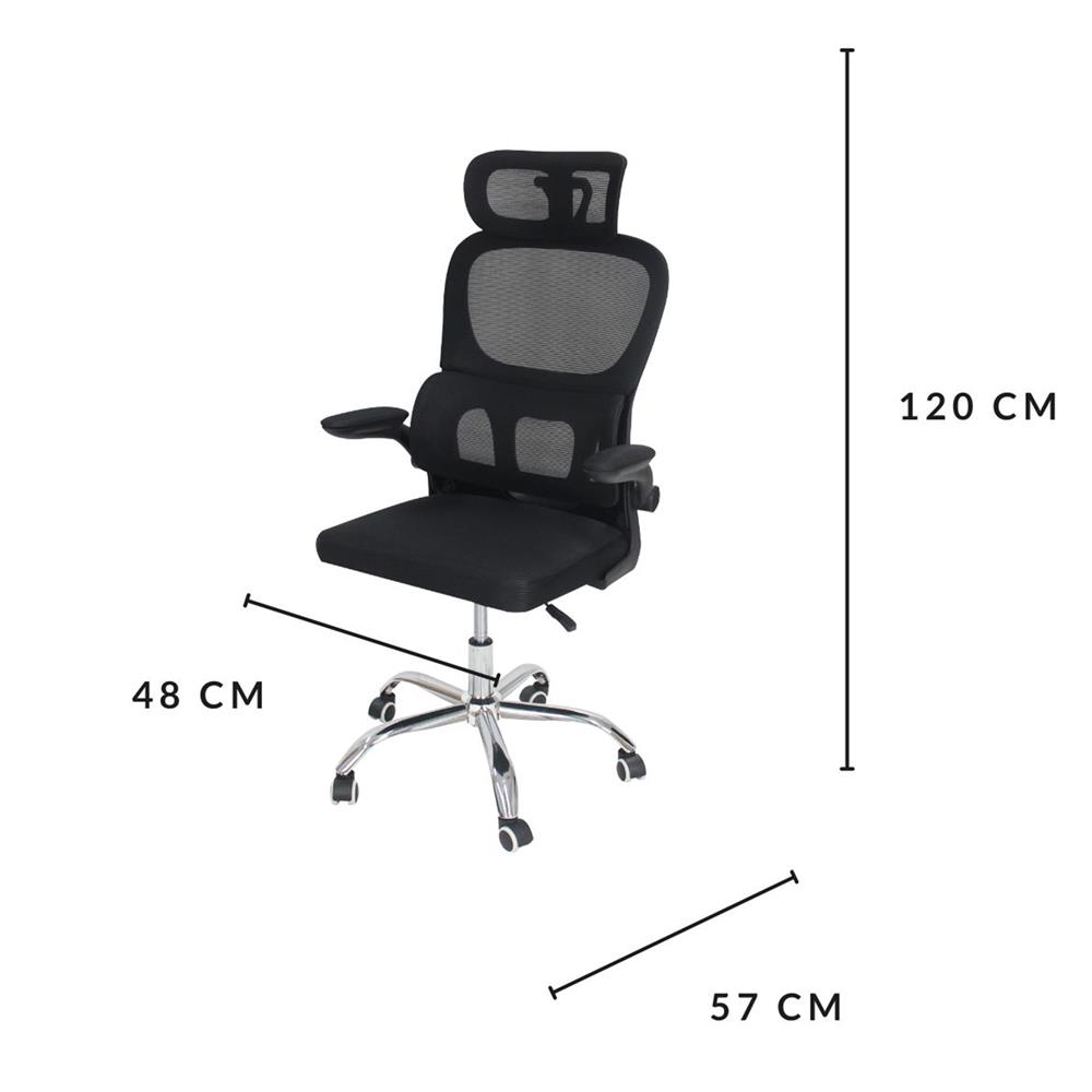 เก้าอี้สุขภาพ LUVORA W48 สีดำ