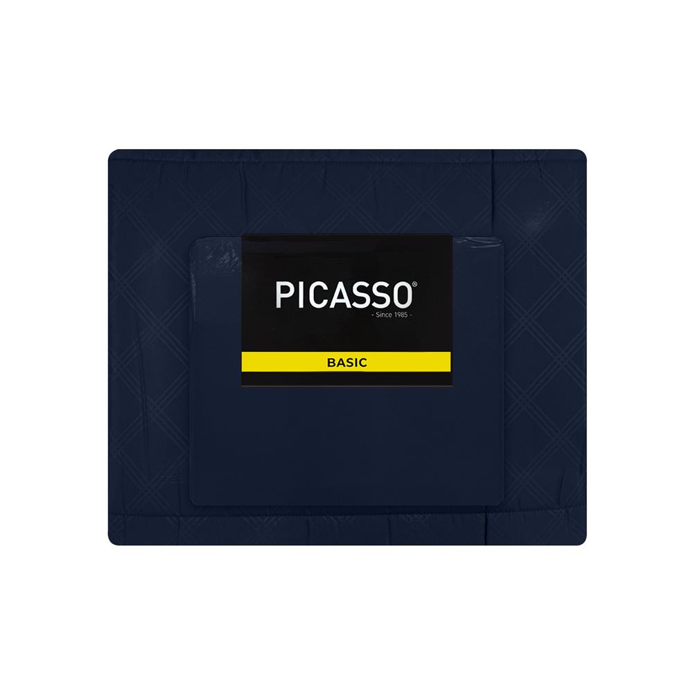 ชุดผ้าปูที่นอน 6 ฟุต (ชุด 6 ชิ้น) PICASSO BASIC ENJOY สี NAVY BLUE