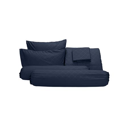ชุดผ้าปูที่นอน 6 ฟุต (ชุด 6 ชิ้น) PICASSO BASIC ENJOY สี NAVY BLUE_1