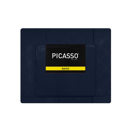 ชุดผ้าปูที่นอน 6 ฟุต (ชุด 6 ชิ้น) PICASSO BASIC ENJOY สี NAVY BLUE_4