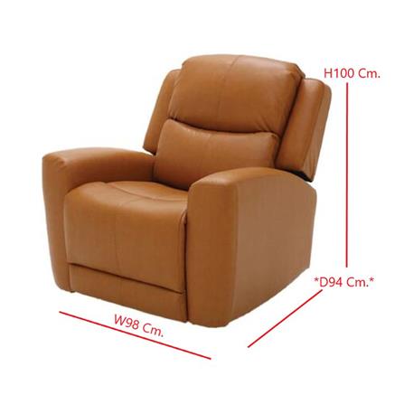RECLINER SB FURNITURE YUICHI 19224638 สีอิฐ_5