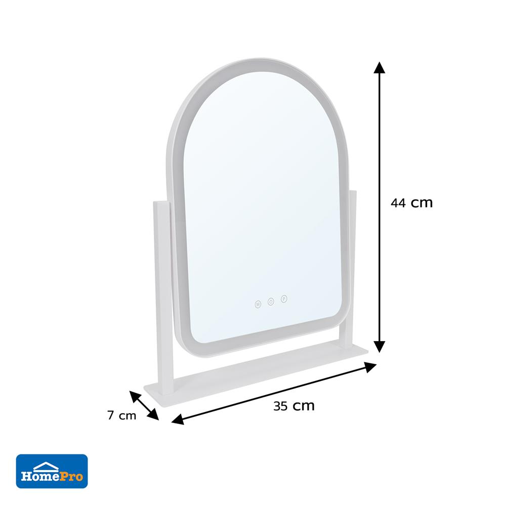 กระจกส่องหน้า LED MOYA K241040 สีขาว