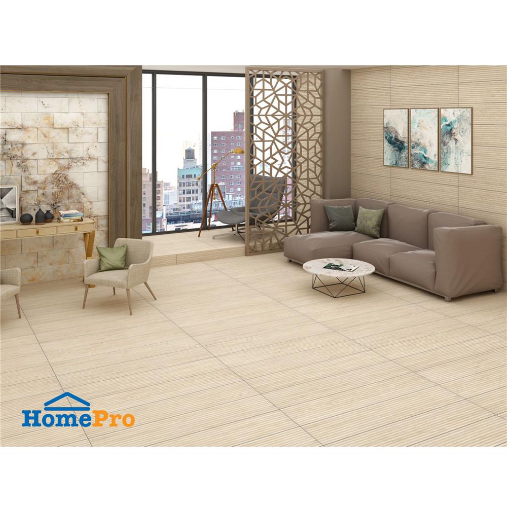 กระเบื้องพื้นพอร์ซเลน 20x120 ซม. TARA ไลน์เนอร์วู้ด เบจ PM 1.2 ตร.ม.