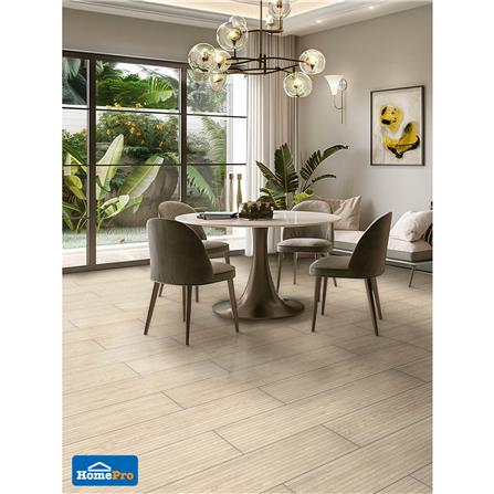 กระเบื้องพื้นพอร์ซเลน 20x120 ซม. TARA ไลน์เนอร์วู้ด เบจ PM 1.2 ตร.ม._4