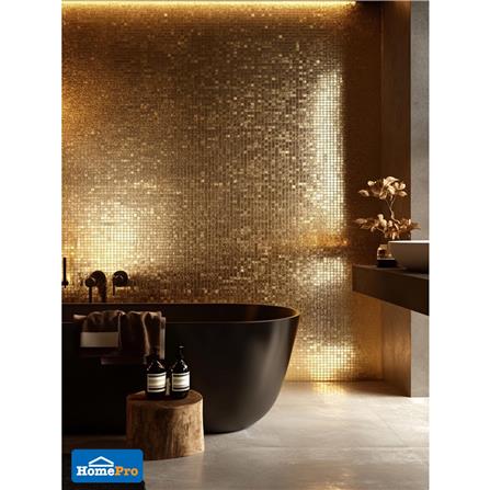โมเสคแก้ว 30x30 ซม. TARA HPR-258 ริโก โกลด์_4