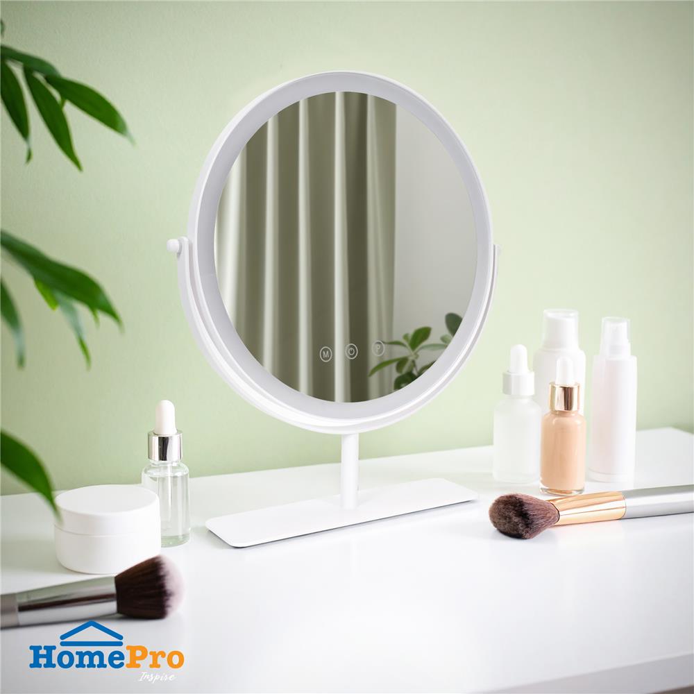 กระจกส่องหน้า LED MOYA K241031 สีขาว