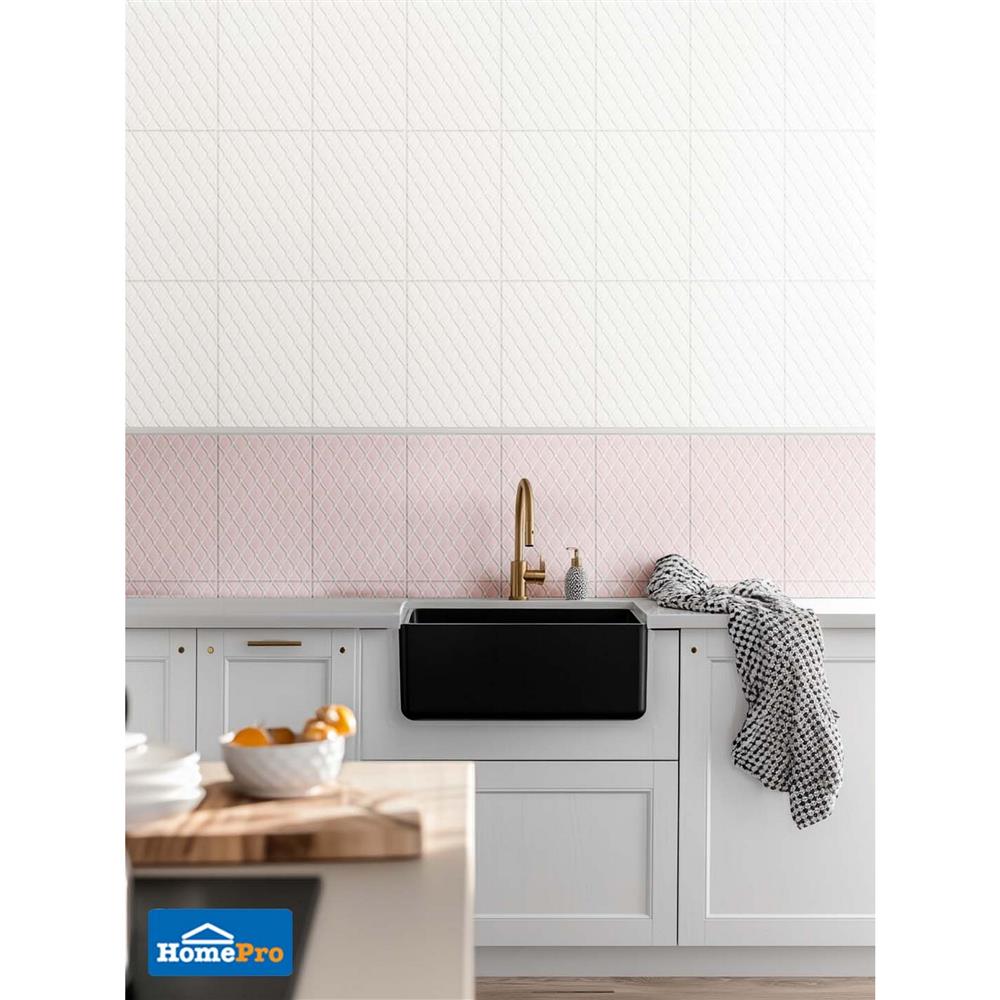 กระเบื้องผนัง 25x40 ซม. TARA มาริก้า ไวท์ A 1 ตร.ม.