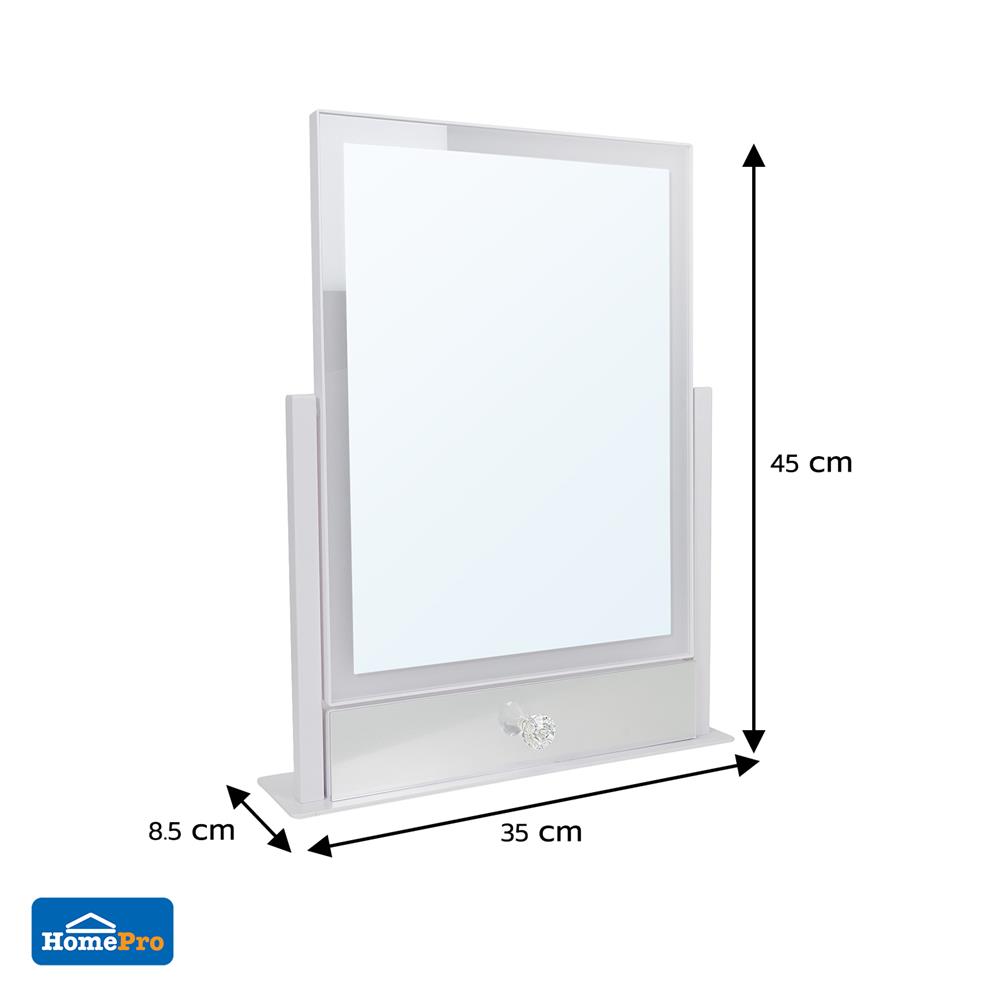 กระจกส่องหน้า LED MOYA K241034 สีขาว