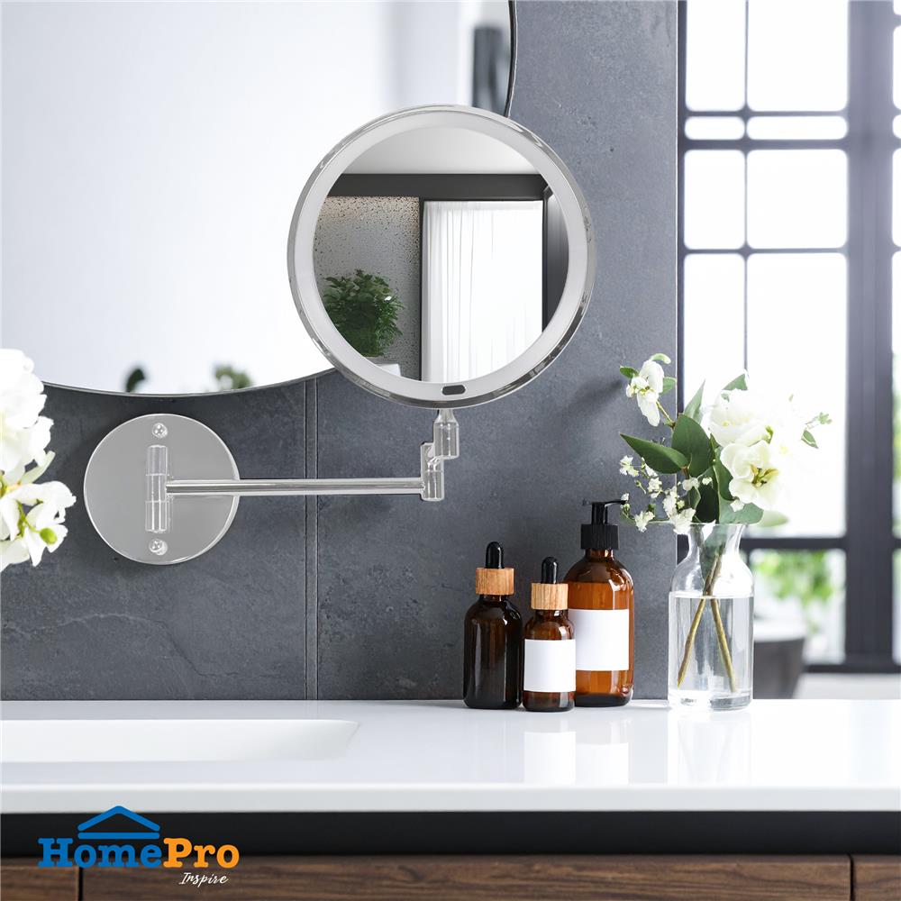 กระจกส่องหน้า LED MOYA K241037 สีขาว