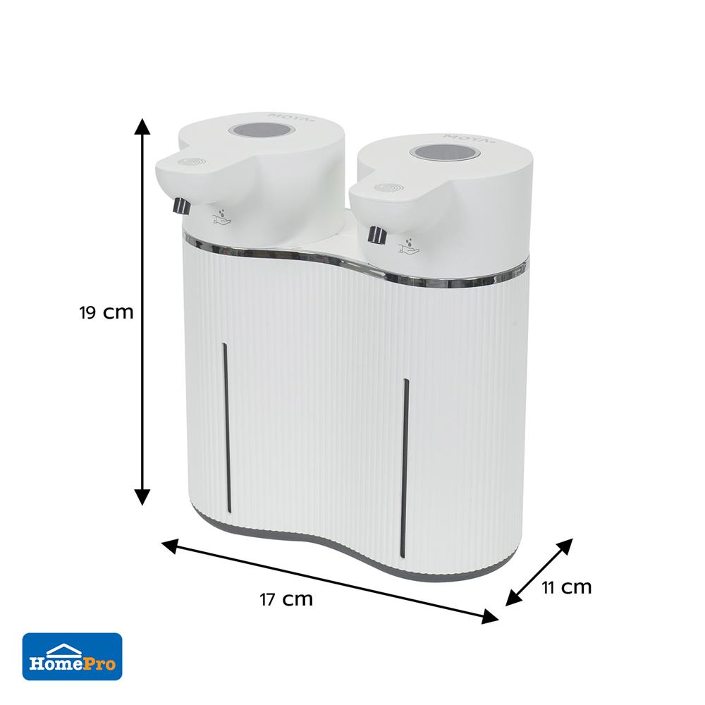 ที่กดสบู่อัตโนมัติเจล 2 ช่อง MOYA K241039