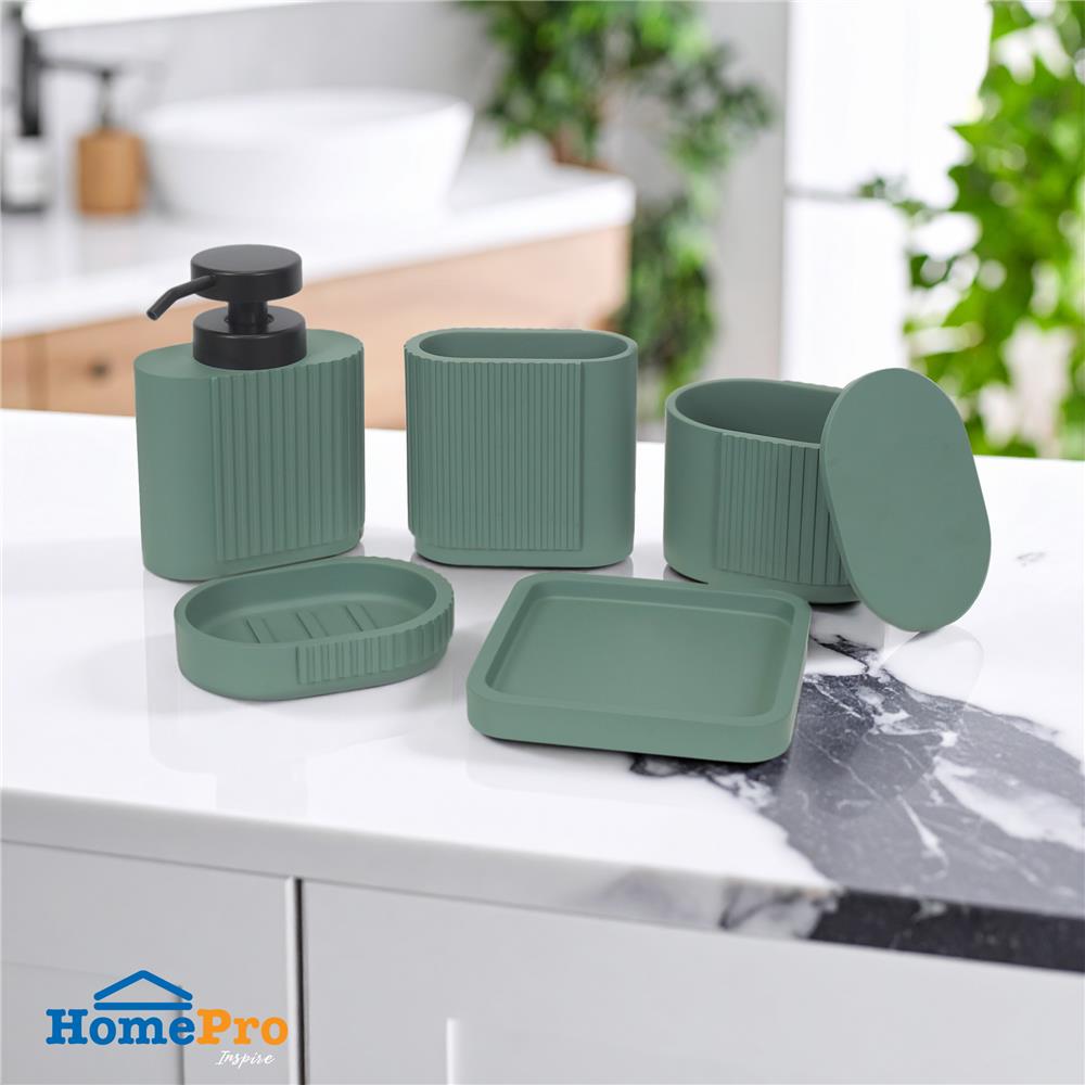 ชุดกระปุกห้องน้ำเรซิ่น MOYA KE2118T