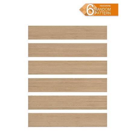 กระเบื้องพื้นพอร์ซเลน 20x120 ซม. TARA ไลน์เนอร์วู้ด น้ำตาล PM 1.2 ตร.ม._1