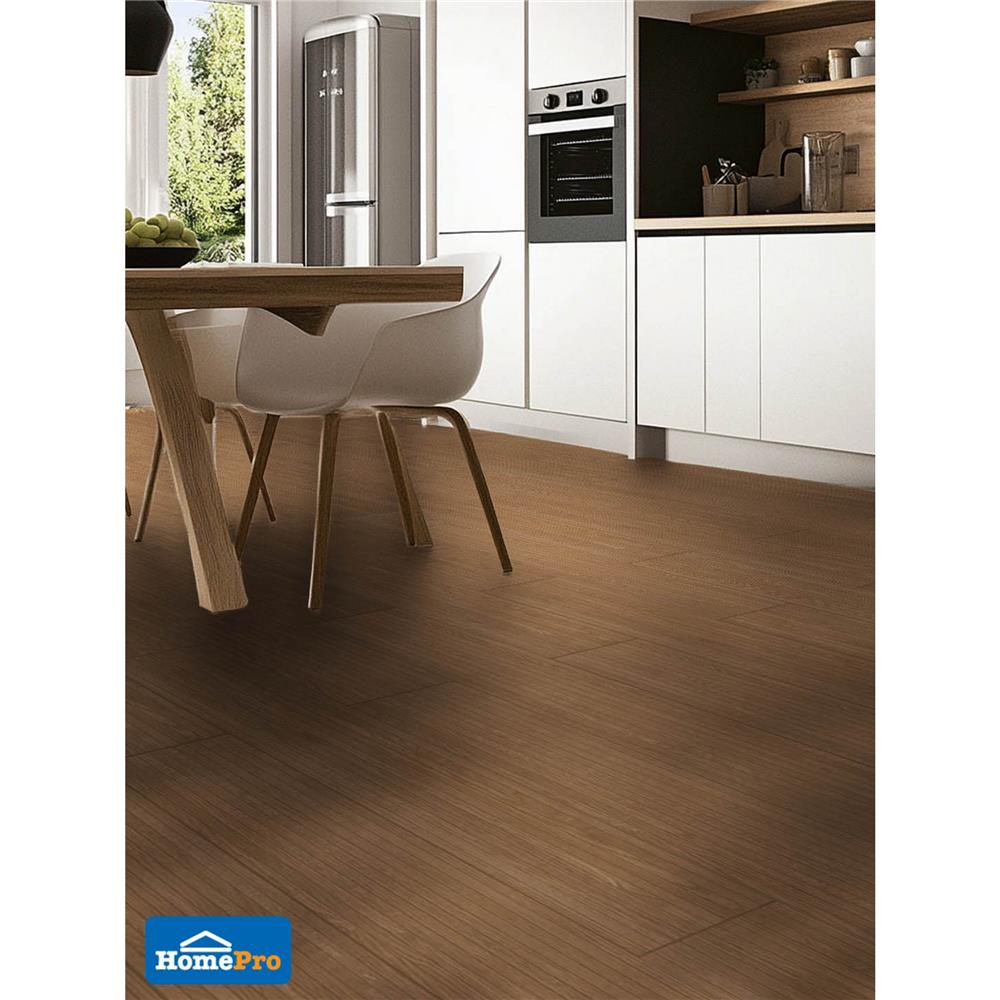 กระเบื้องพื้นพอร์ซเลน 20x120 ซม. TARA ไลน์เนอร์วู้ด น้ำตาลเข้ม PM 1.2 ตร.ม.