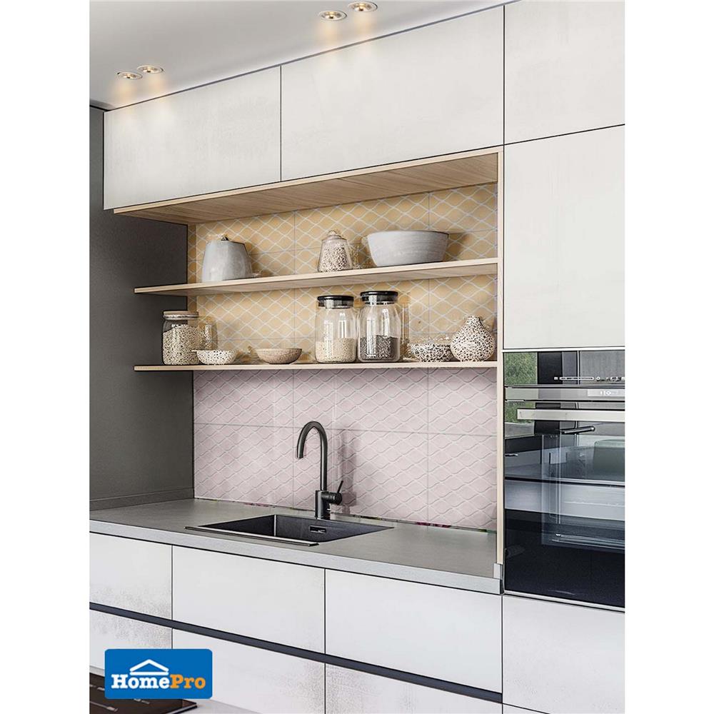 กระเบื้องผนัง 25x40 ซม. TARA มาริก้า พิ้งค์ A 1 ตร.ม.