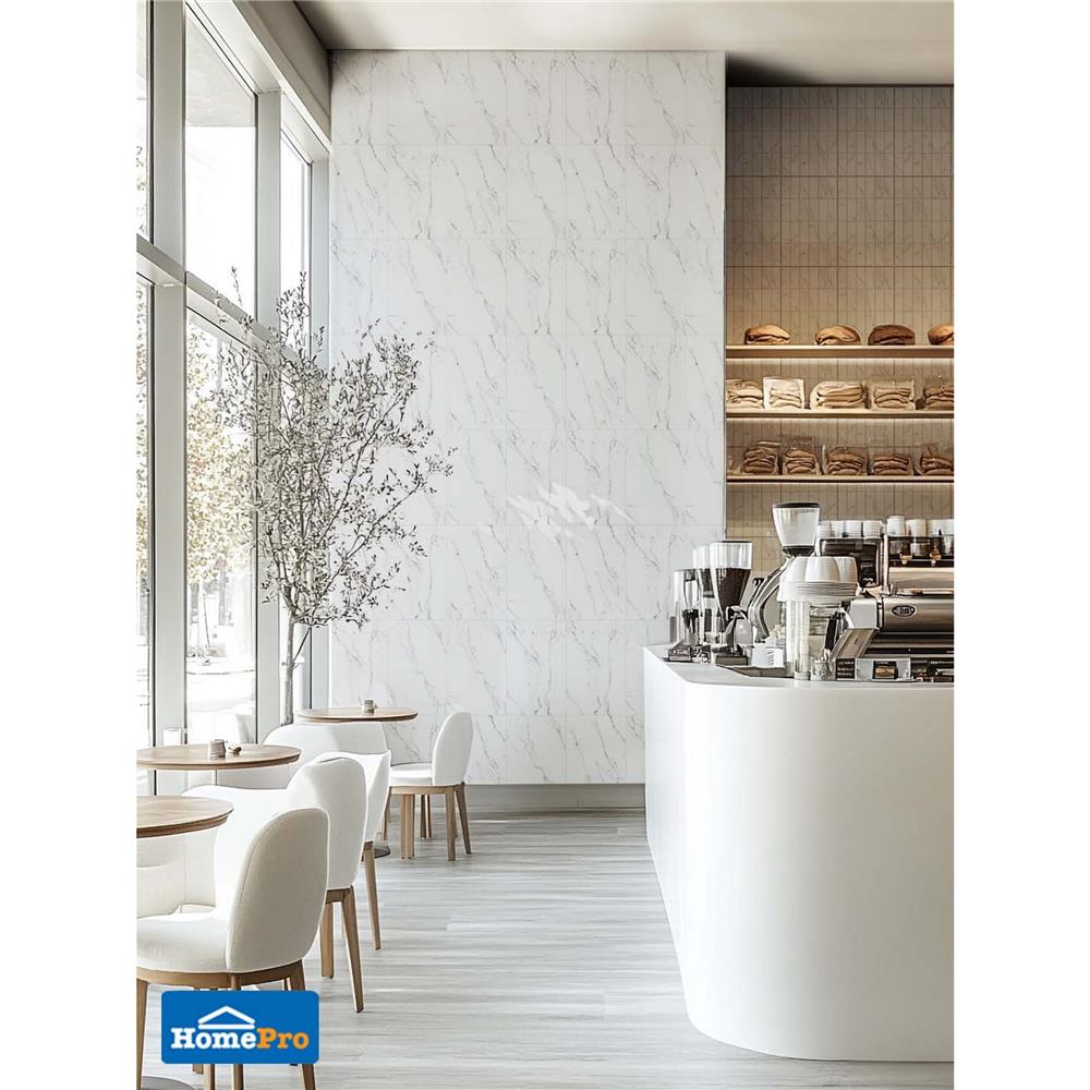 กระเบื้องผนัง 25x40 ซม. TARA อะมีร่า ไวท์ A 1 ตร.ม.