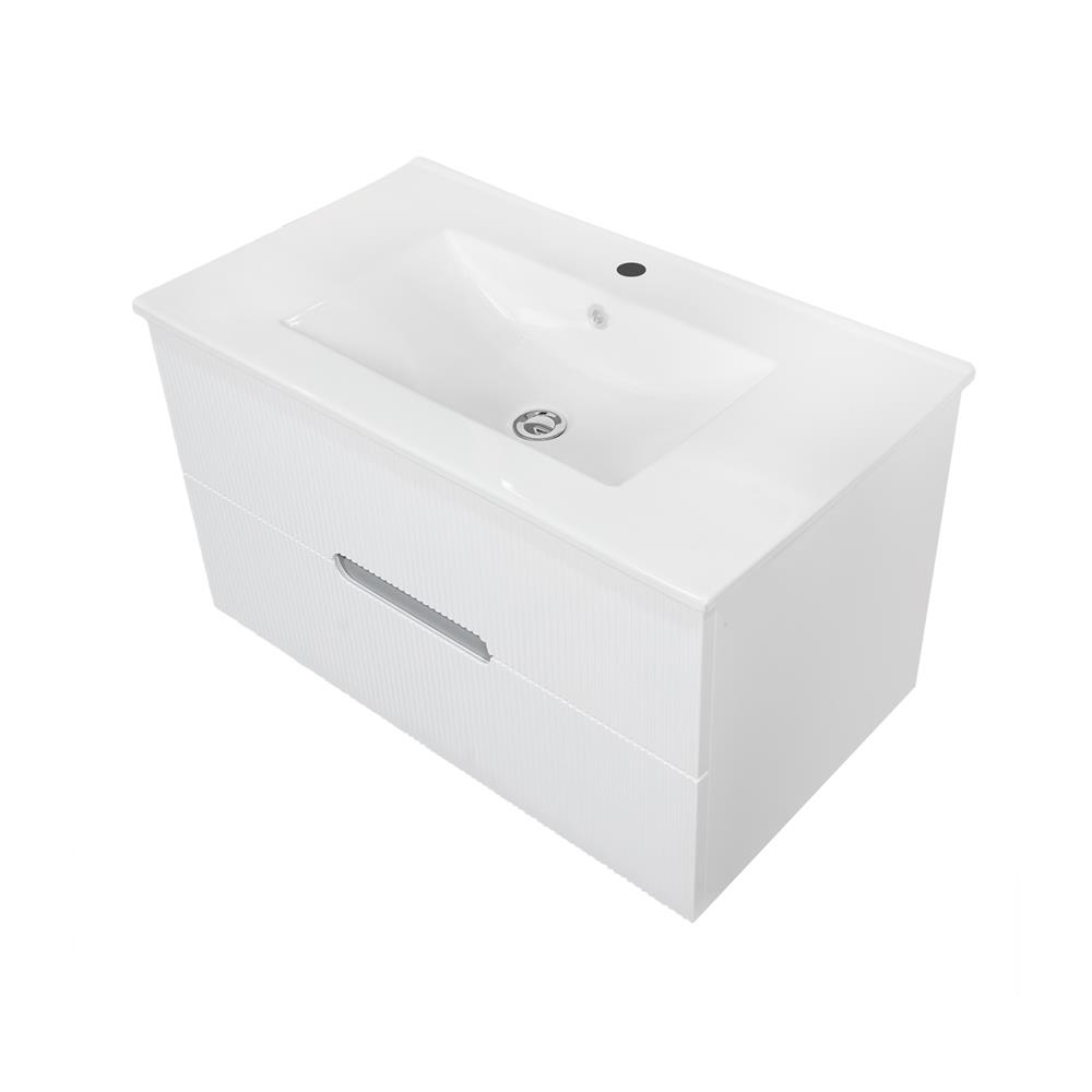 อ่างเคาน์เตอร์ MOYA SP-118 สีขาว