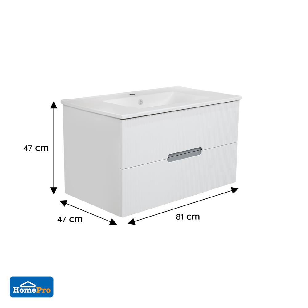 อ่างเคาน์เตอร์ MOYA SP-118 สีขาว