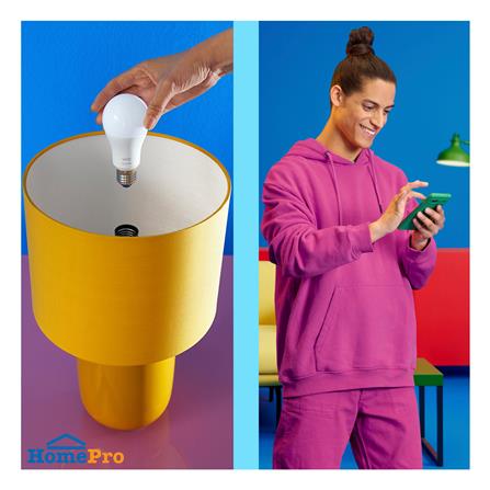 หลอด LED WIZ SMART BULB BOHLAM PINTAR 8.5 วัตต์ RGB E27 (แพ็ก 3 ชิ้น)_3