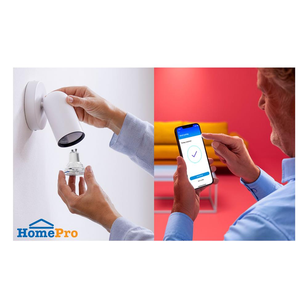 หลอด LED PHILIPS MR16/PAR SMART BULB BOHLAM PINTAR 4.7 วัตต์ RGB GU10