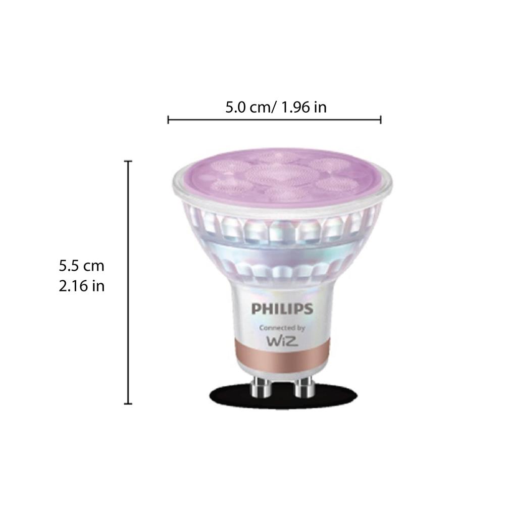 หลอด LED PHILIPS MR16/PAR SMART BULB BOHLAM PINTAR 4.7 วัตต์ RGB GU10