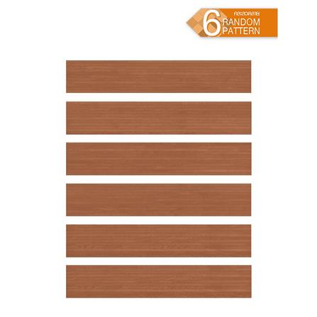 กระเบื้องพื้นพอร์ซเลน 20x120 ซม. TARA ไลน์เนอร์วู้ด น้ำตาลแดง PM 1.2 ตร.ม._1