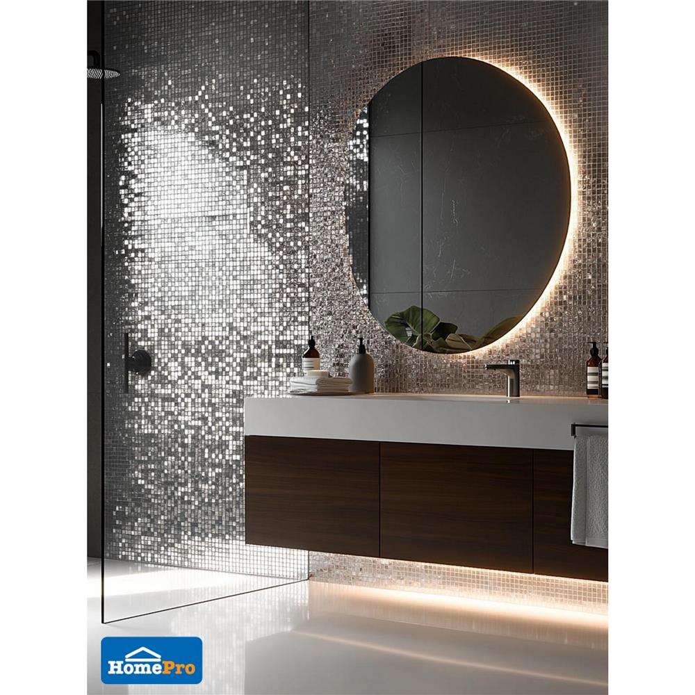 โมเสคแก้ว 30x30 ซม. TARA HPR-257 ริโก ซิลเวอร์