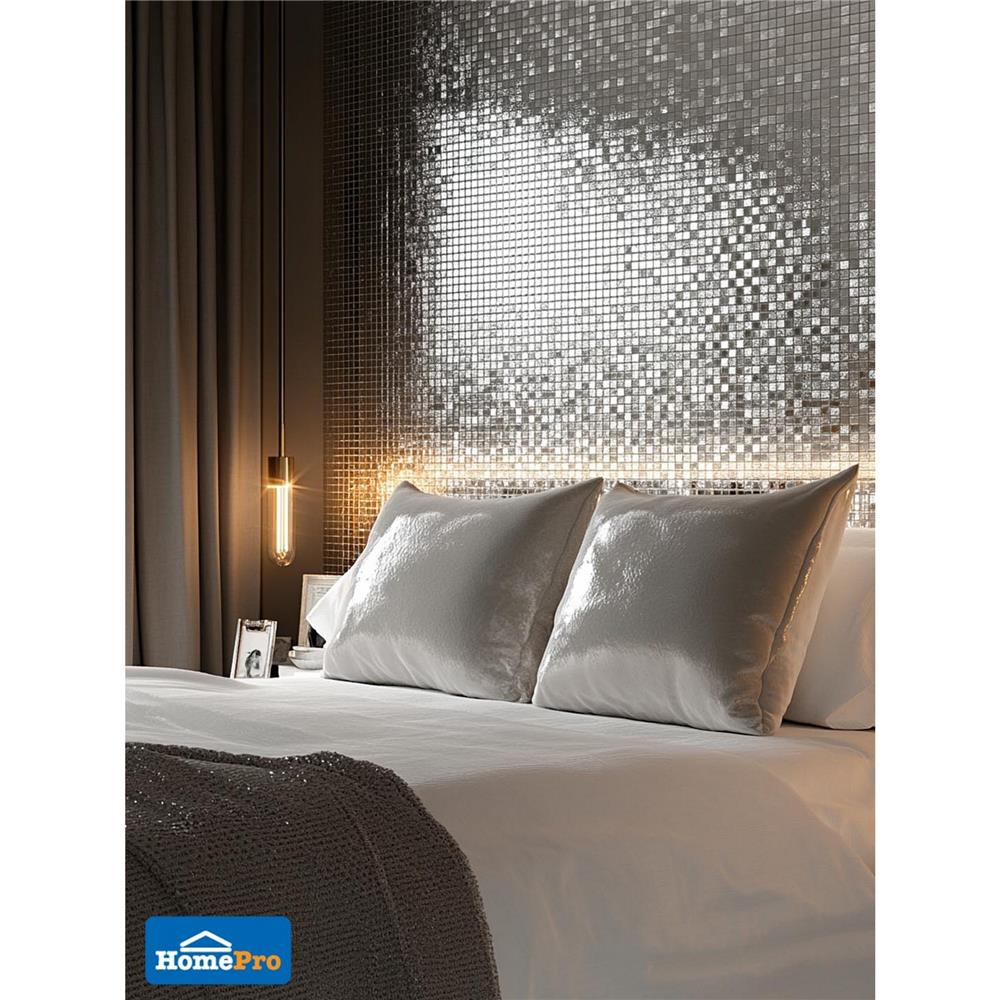 โมเสคแก้ว 30x30 ซม. TARA HPR-257 ริโก ซิลเวอร์