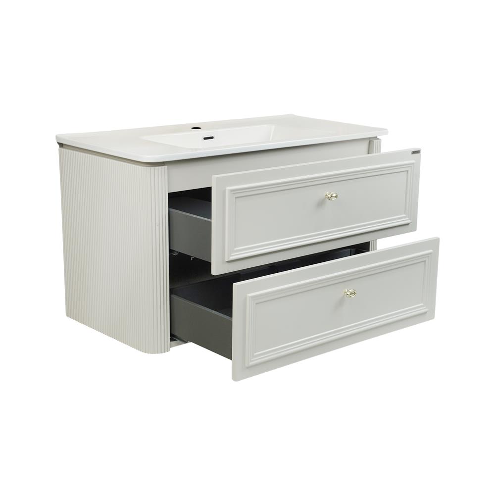 อ่างเคาน์เตอร์ MOYA PLUS A298 สีครีม