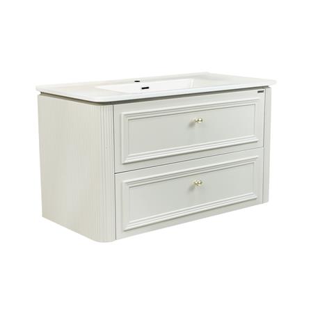 อ่างเคาน์เตอร์ MOYA PLUS A298 สีครีม_0