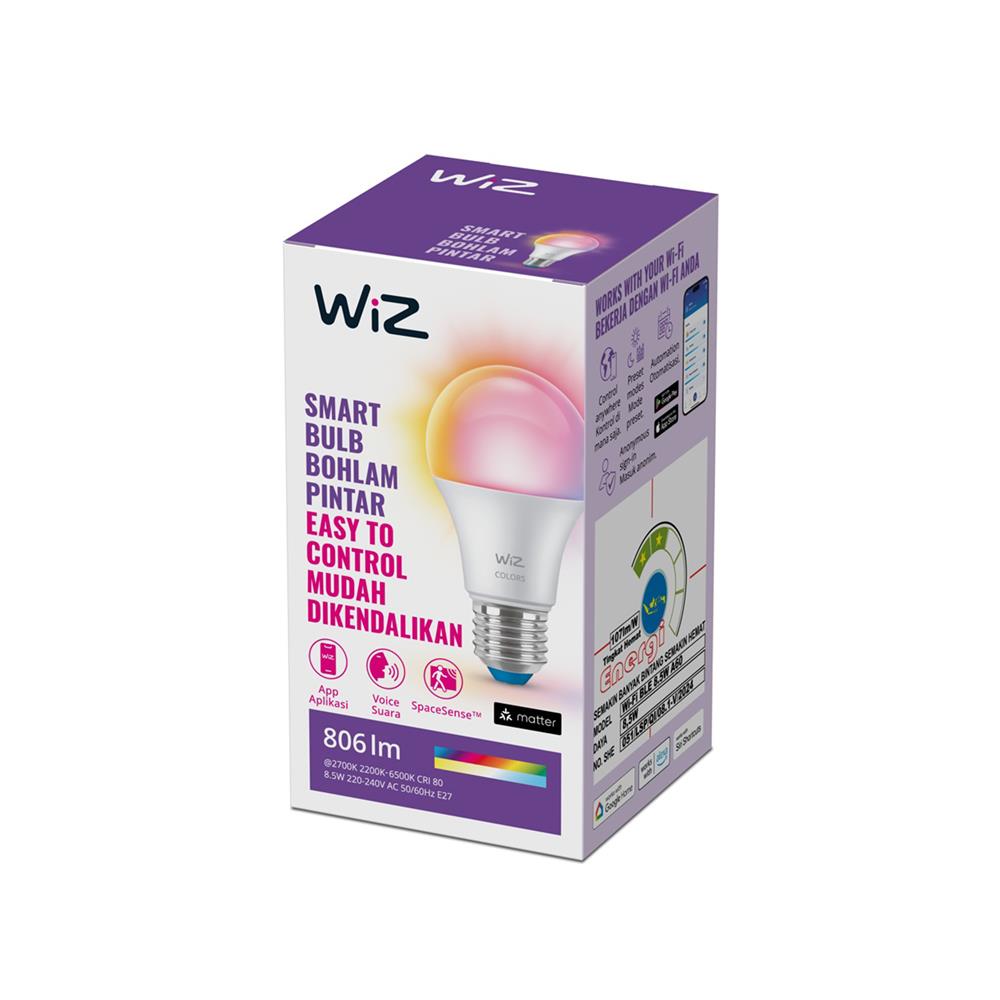 หลอด LED WIZ SMART BULB BOHLAM PINTAR 8.5 วัตต์ RGB E27