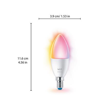 หลอด LED WIZ CANDLE SMART BULB BOHLAM PINTAR 4.9 วัตต์ RGB E14_5