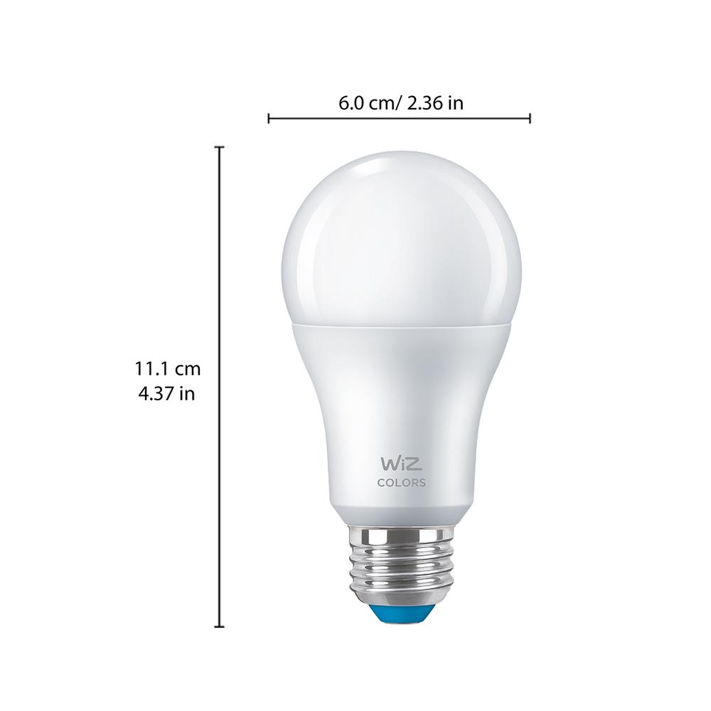 หลอด LED WIZ SMART BULB BOHLAM PINTAR 8 วัตต์ DAYLIGHT/COOL WHITE/WARM WHITE E27 (แพ็ก 2 ชิ้น)