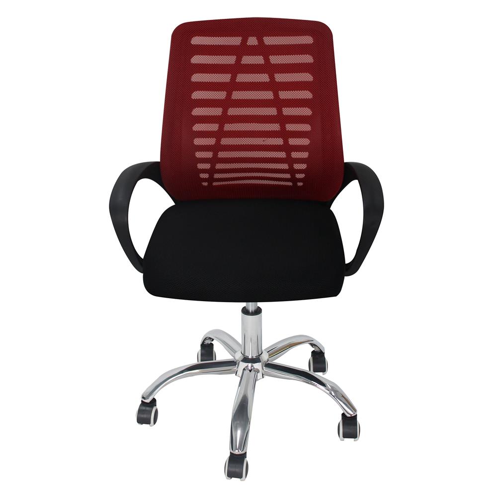 เก้าอี้สำนักงาน LUVORA LVR0064 สีดำ/แดง