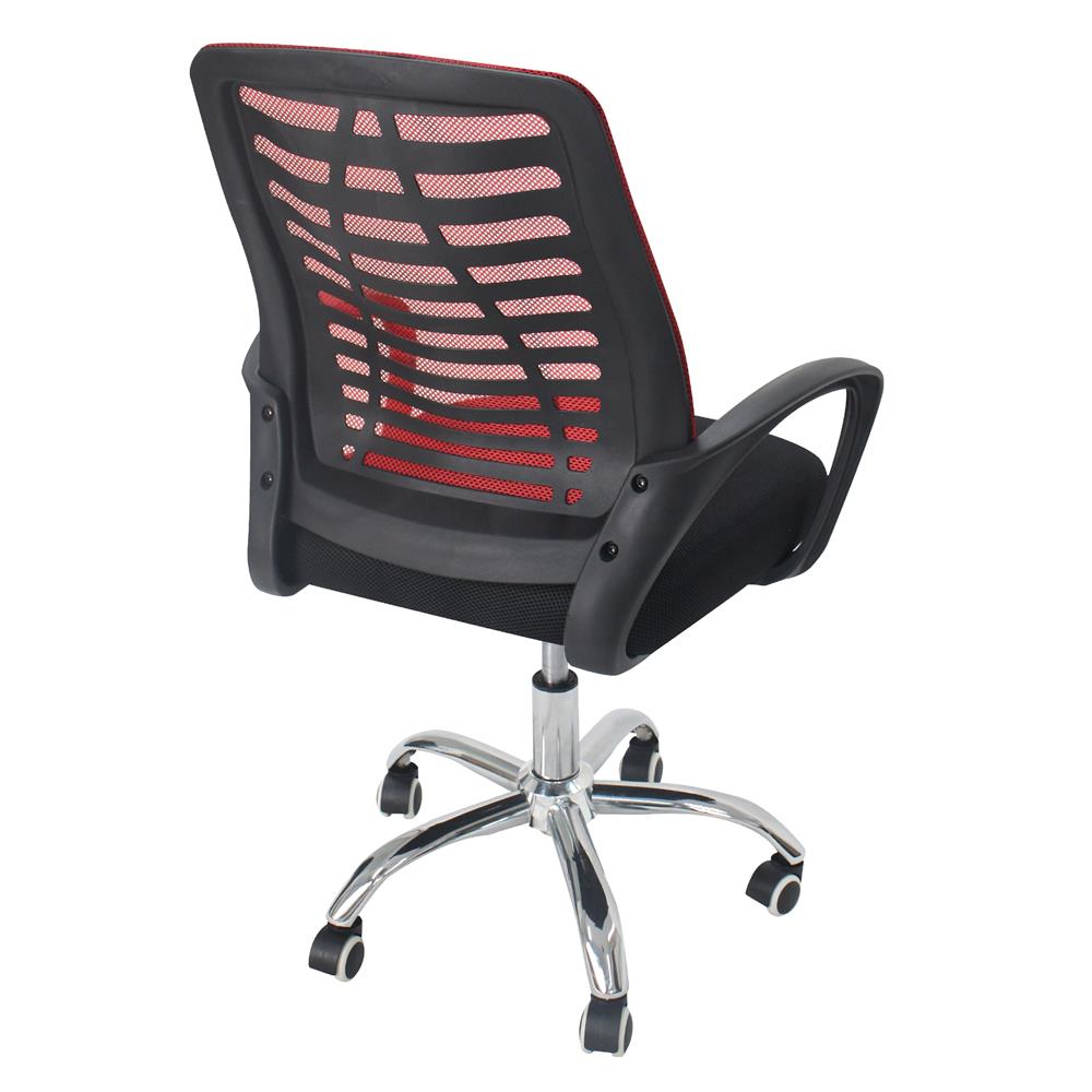 เก้าอี้สำนักงาน LUVORA LVR0064 สีดำ/แดง