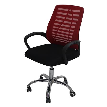 เก้าอี้สำนักงาน LUVORA LVR0064 สีดำ/แดง_0