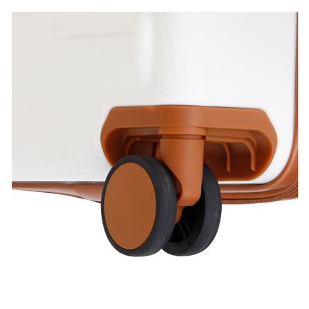 กระเป๋าเดินทาง 26 นิ้ว KECH LONDON สีขาว/น้ำตาล_8