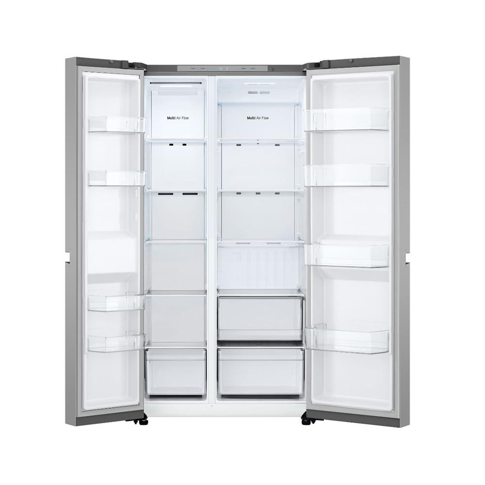 ตู้เย็น SIDE BY SIDE LG GC-B257KLJW.APYPLMT 23.4 คิว อินเวอร์เตอร์ สีเงิน