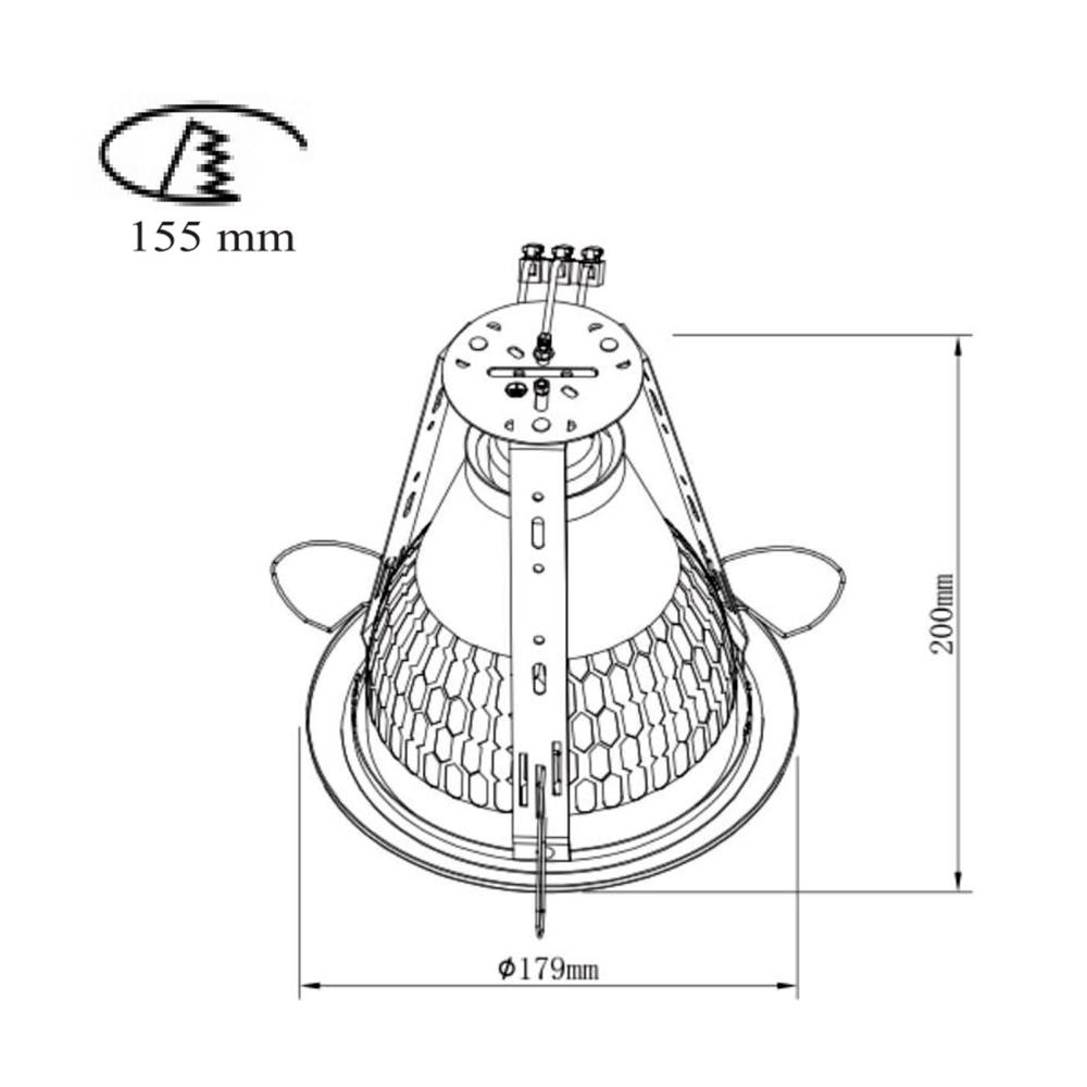 ดาวน์ไลท์ SYLVANIA BRAVO LITELL 6 นิ้ว สีขาว กลม