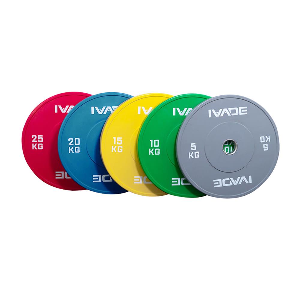 ชุดแผ่นน้ำหนัก 5-25 กก. IVADE MDC (ชุด 10 แผ่น)
