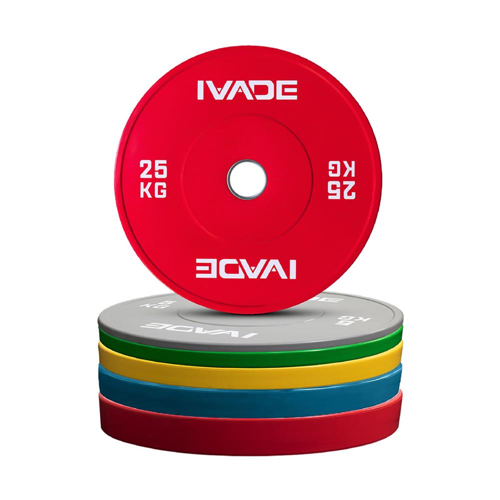 ชุดแผ่นน้ำหนัก 5-25 กก. IVADE MDC (ชุด 10 แผ่น)