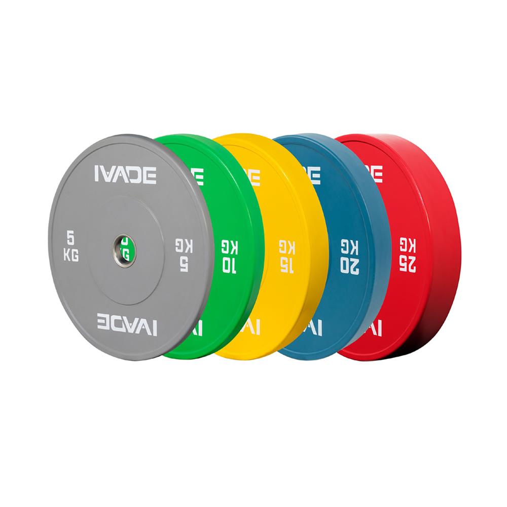 ชุดแผ่นน้ำหนัก 5-25 กก. IVADE MDC (ชุด 10 แผ่น)