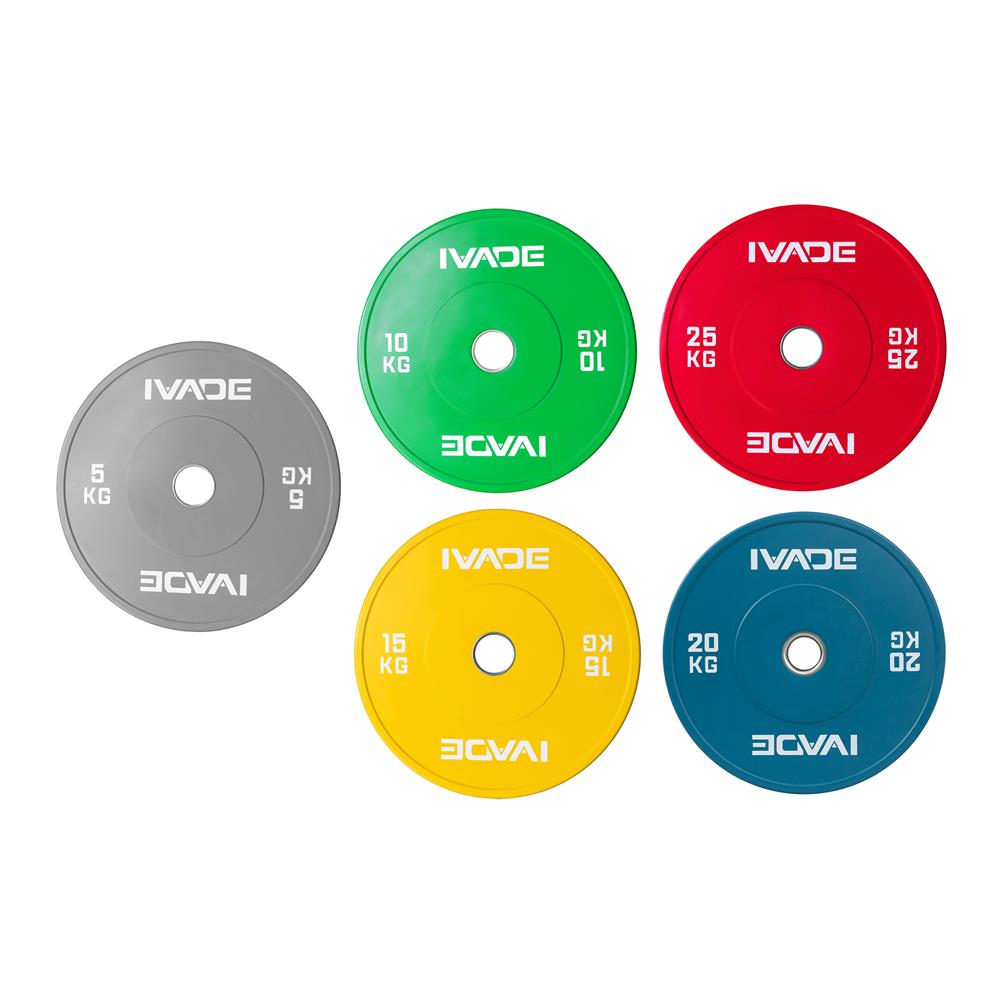 ชุดแผ่นน้ำหนัก 5-25 กก. IVADE MDC (ชุด 10 แผ่น)