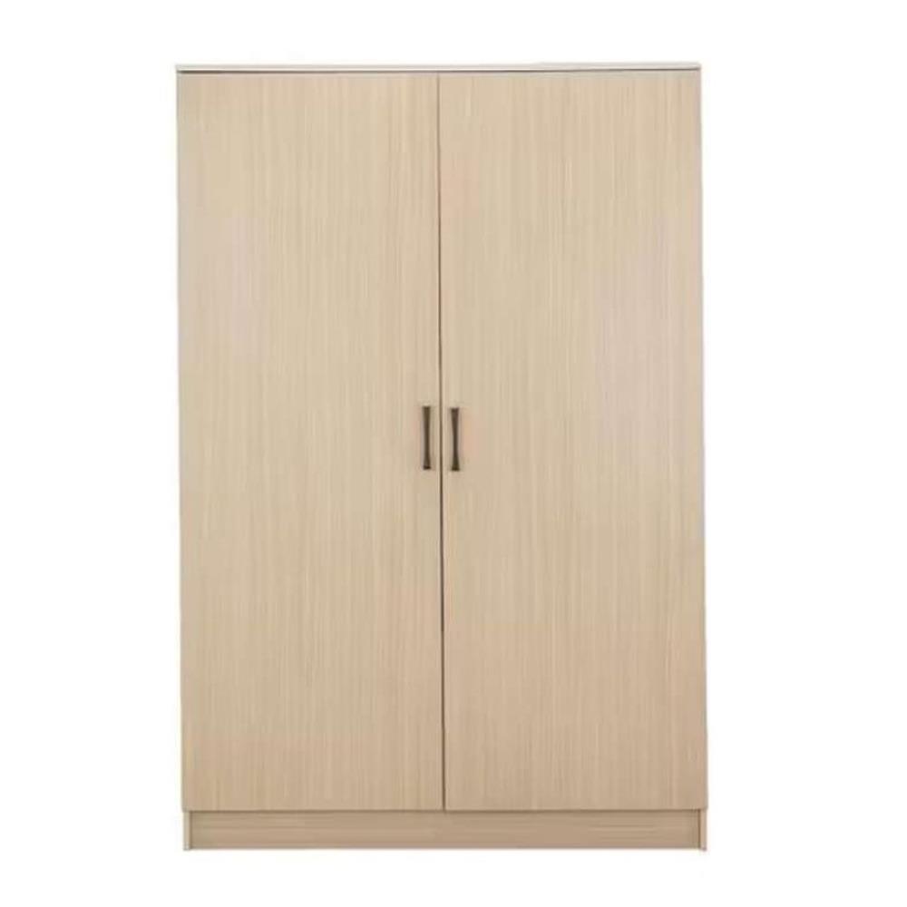 ตู้เสื้อผ้า 2 บานเปิด HOMEBEST W120 120 ซม. สีไม้อ่อน