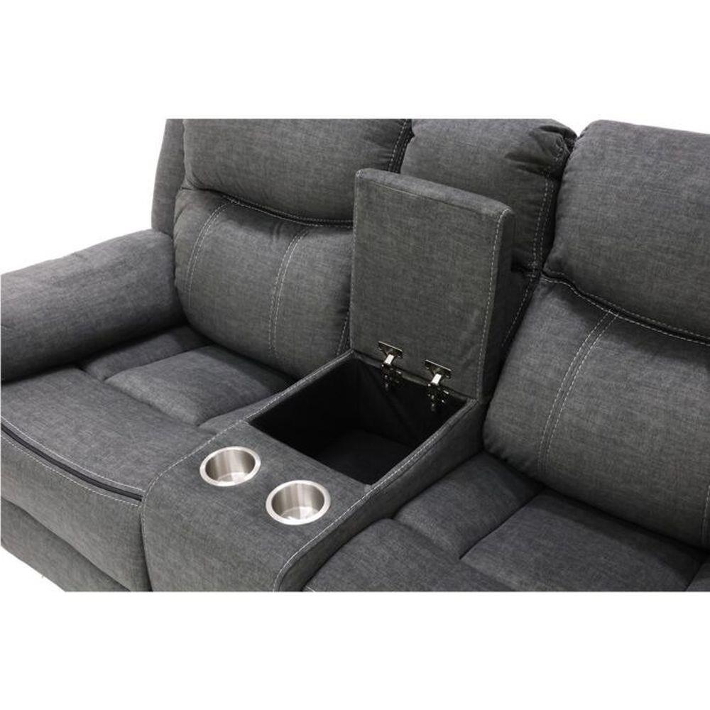 RECLINER 2 ที่นั่ง SB FURNITURE ZOKER 19225300 สีเทา