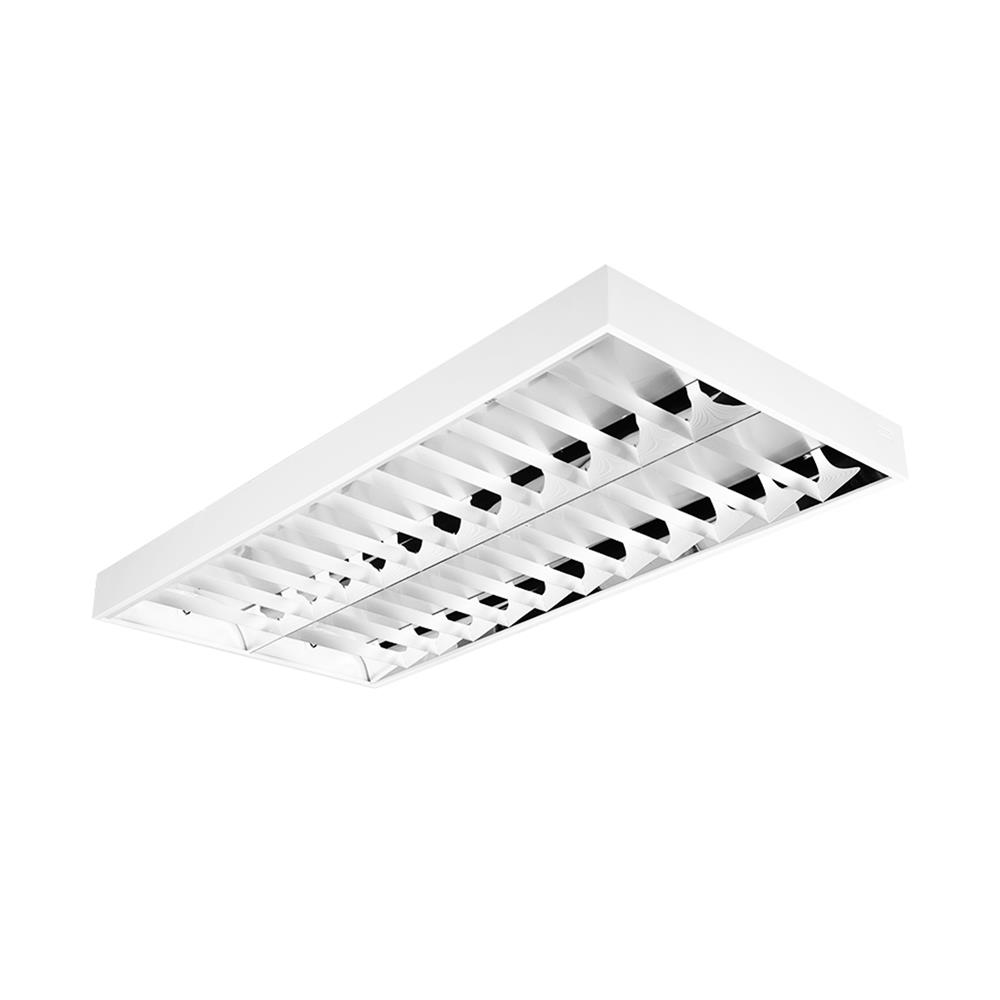 โคมตะแกรงติดลอย L&E 9I-00699 2X1200 มม. สีขาว