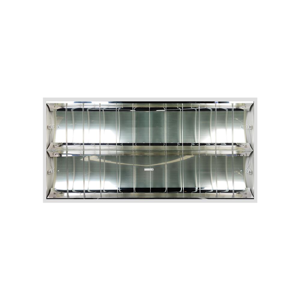 โคมตะแกรงติดลอย L&E 9I-00699 2X1200 มม. สีขาว