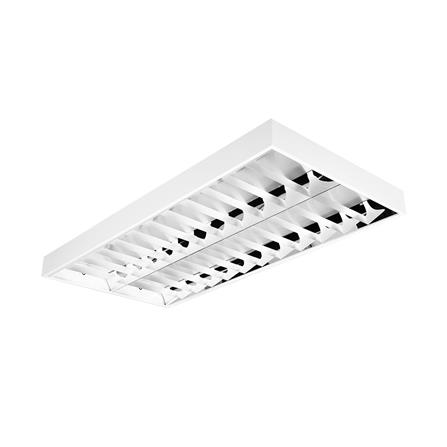 โคมตะแกรงติดลอย L&E 9I-00699 2X1200 มม. สีขาว_0