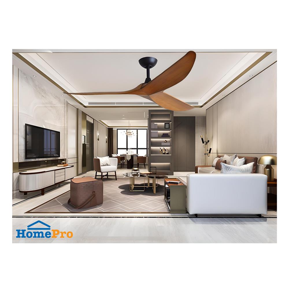 พัดลมไม่มีโคมไฟ WINFAVOUR WFDC56/WFDC22(ORB) 56 นิ้ว สีน้ำตาลเข้ม