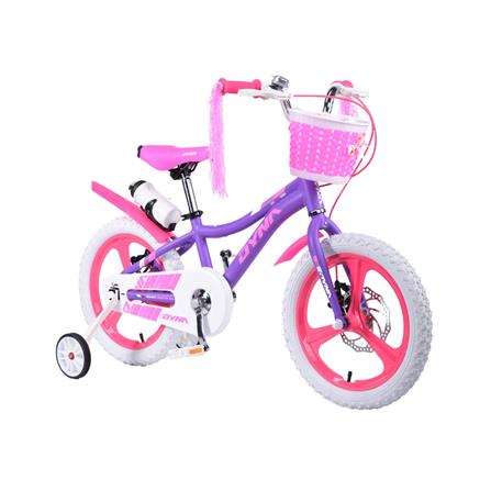จักรยานเด็กสี่ล้อ 16 นิ้ว DYNASTAR สีม่วง_1