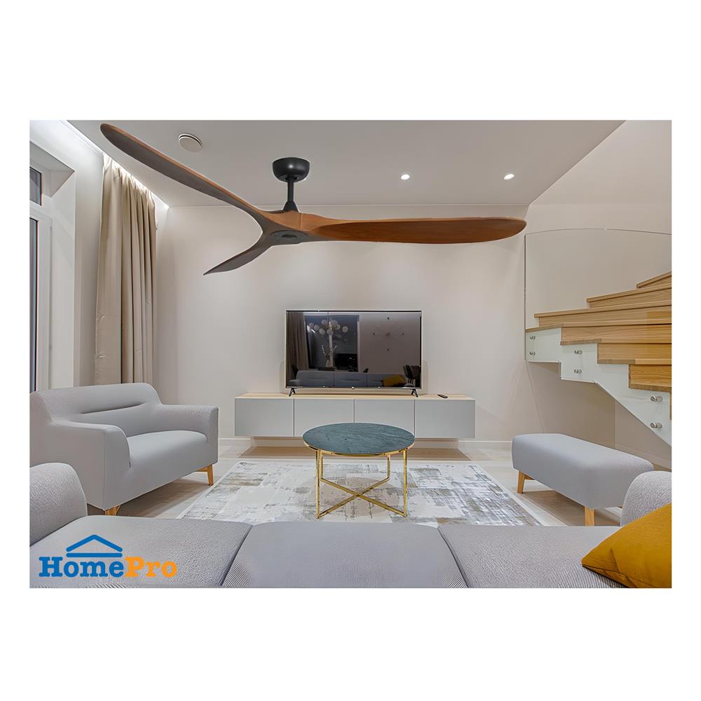 พัดลมไม่มีโคมไฟ WINFAVOUR WFDC72/DC45(ORB) 72 นิ้ว สีน้ำตาลเข้ม